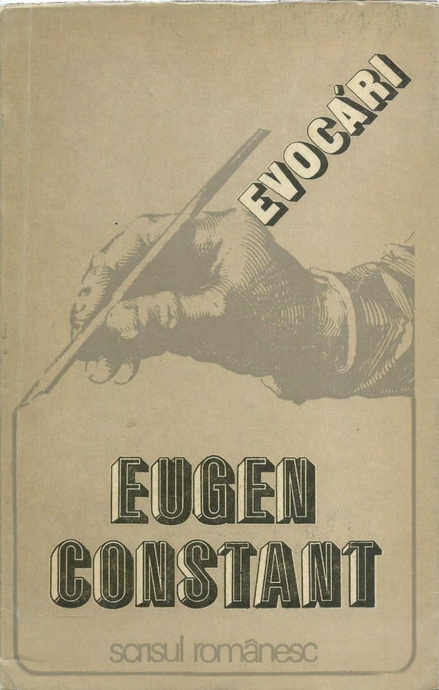 Coperta: Evocări, Eugen Constant, Scrisul Românesc 1980