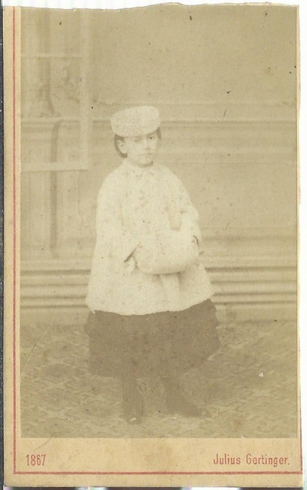 Fotografie: Fotografie CDV, Julius Gertinger, 1867