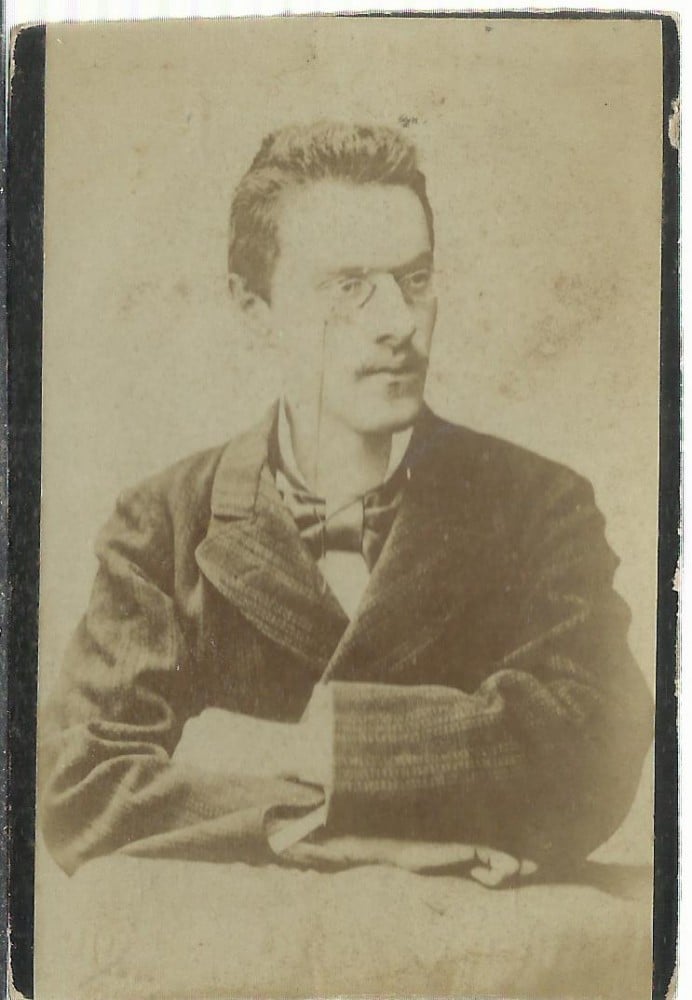 Fotografie: Fotografie CDV cu un bărbat