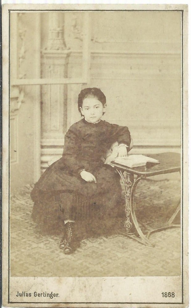 Fotografie: Fotografie CDV, Julius Gertinger, Viena, 1868