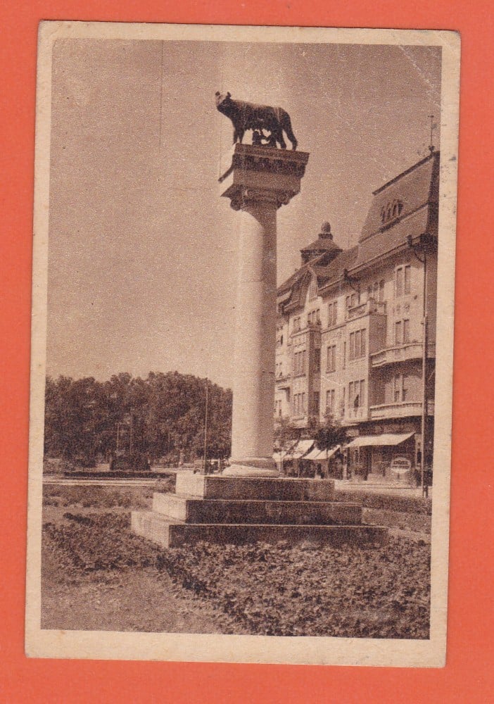 Fotografie: Ilustrată „Timișoara — Lupoaica”, circulată în 1947