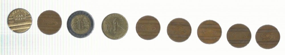 Fotografie: Lot de 9 jetoane, Italia