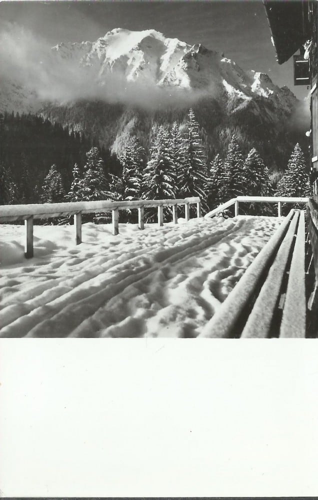 Fotografie: Vedere R.P.R. „Munții Bucegi — Bucșoiul văzut de la Diham”