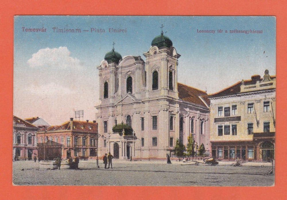 Fotografie: Ilustrată „Timișoara — Piața Unirii”, necirculată