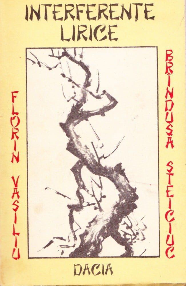 Coperta: Interferențe lirice — constelația haiku, Florin Vasiliu, Brândușa Steiciuc, Dacia 1989