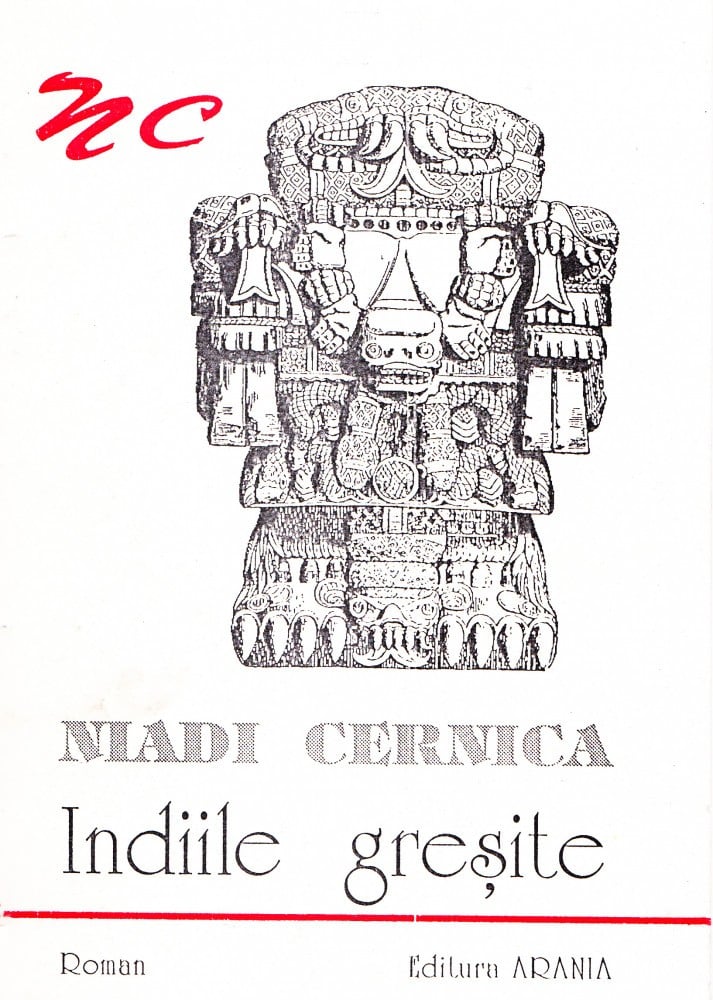 Coperta: Indiile greșite (cu autograf), Niadi Cernica, Arania 1995