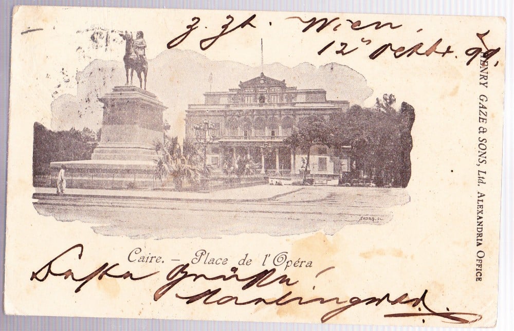 Fotografie: Vedere „Caire — Place de l'Opéra”, circulată