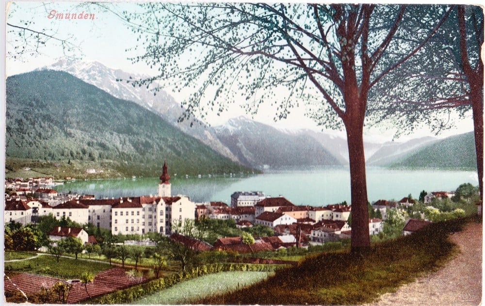 Fotografie: Vedere Gmunden, necirculată