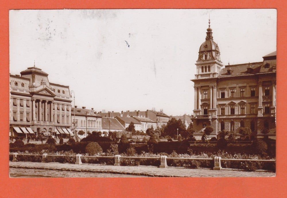 Fotografie: Ilustrată „Arad — Bulevardul Regele Ferdinand”, circulată în 1935