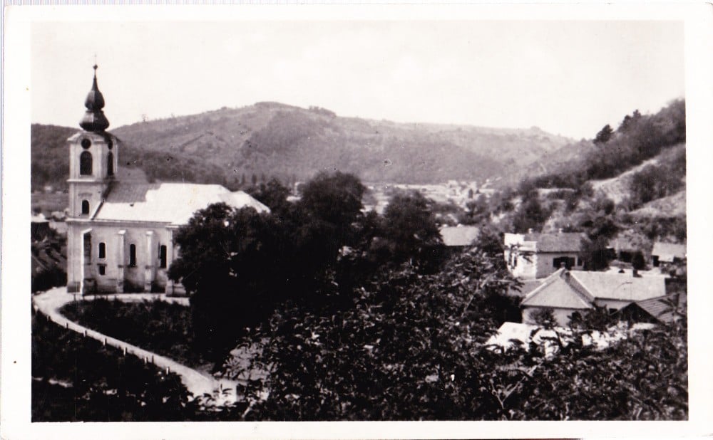 Fotografie: Vedere Șimleu Silvaniei, circulată în 1950