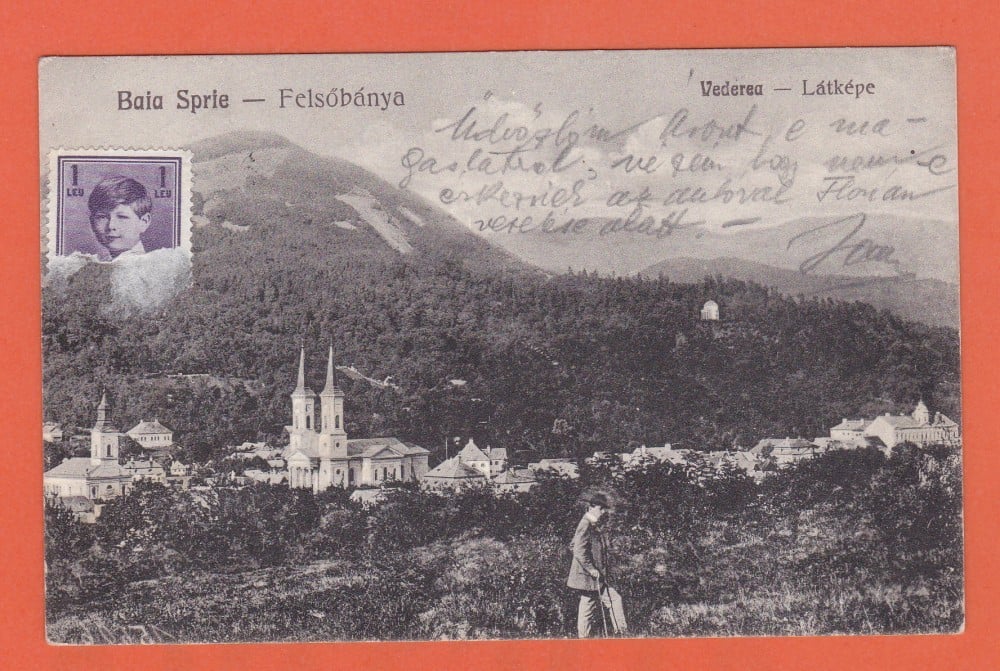 Fotografie: Ilustrată „Baia Sprie — vedere”, circulată