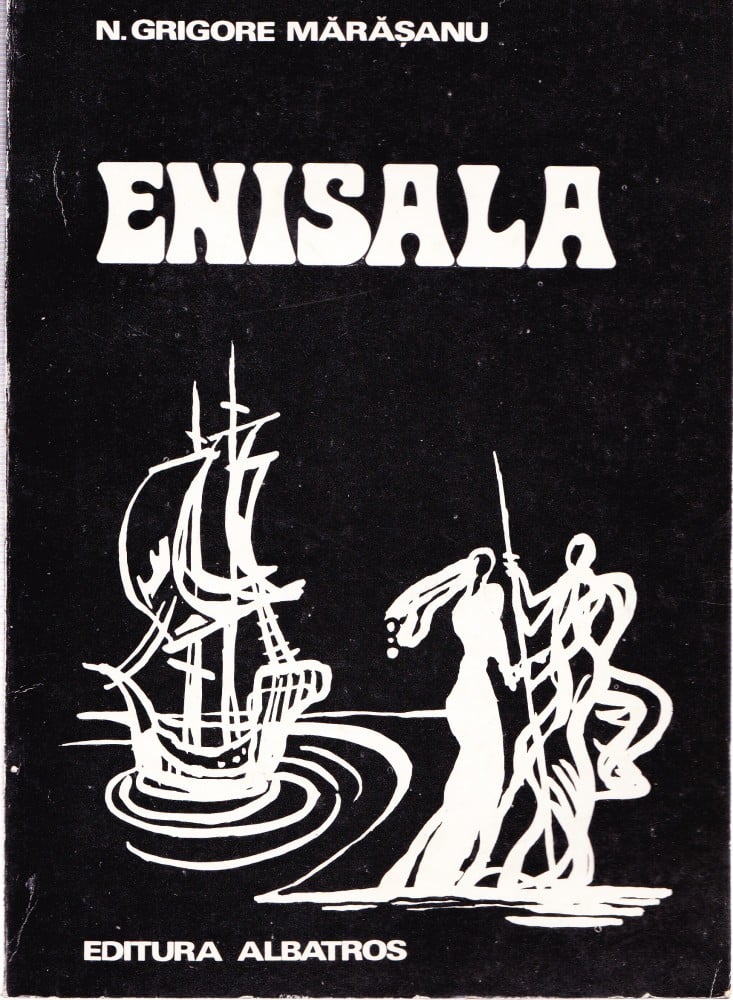Coperta: Enisala — poeme (cu autograf), Grigore N. Mărășanu, Albastros 1980
