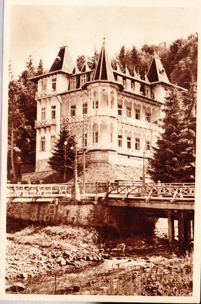Fotografie: Vedere R.P.R. „Slănic-Moldova — Casa de odihnă”, circulată