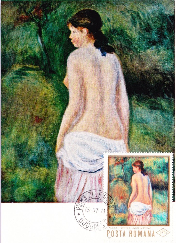 Fotografie: Maximă prima zi — Auguste Renoir, „Nud în peisaj”, 1971