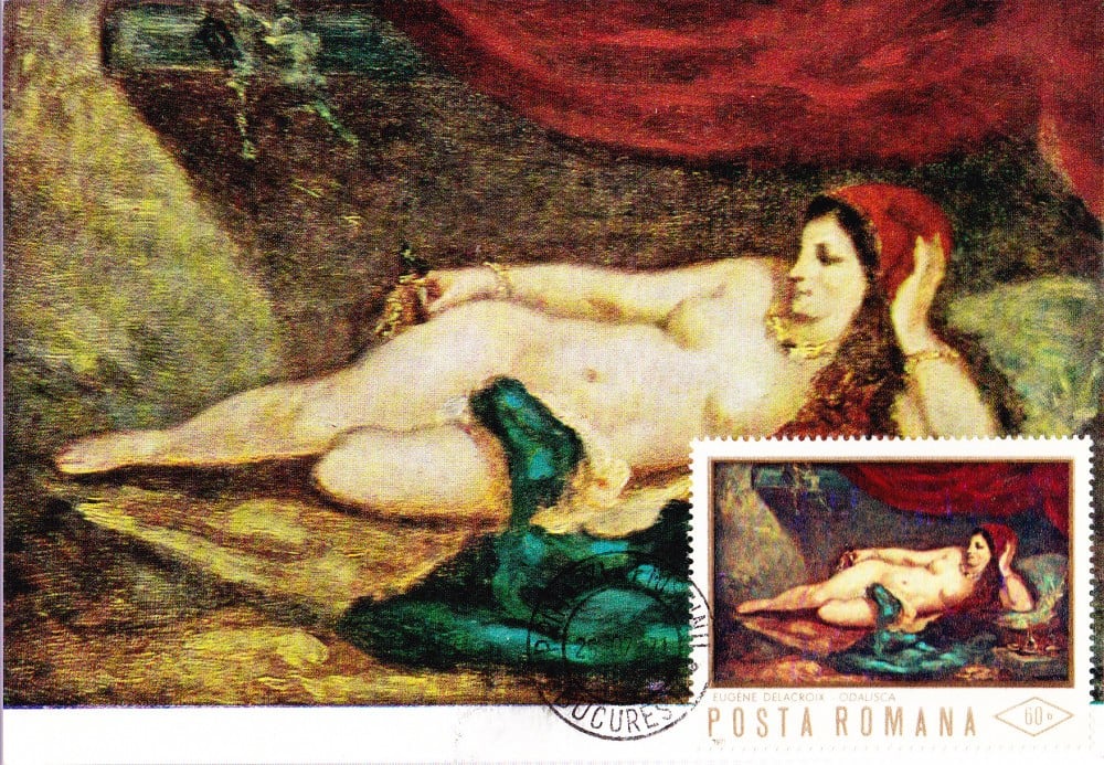 Fotografie: Maximă prima zi — Eugène Delacroix, „Odaliscă”, 1971