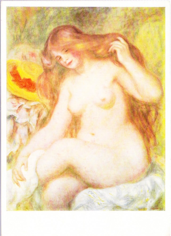 Fotografie: Ilustrată — Renoir, „The Fair-Haired Bather”, necirculată