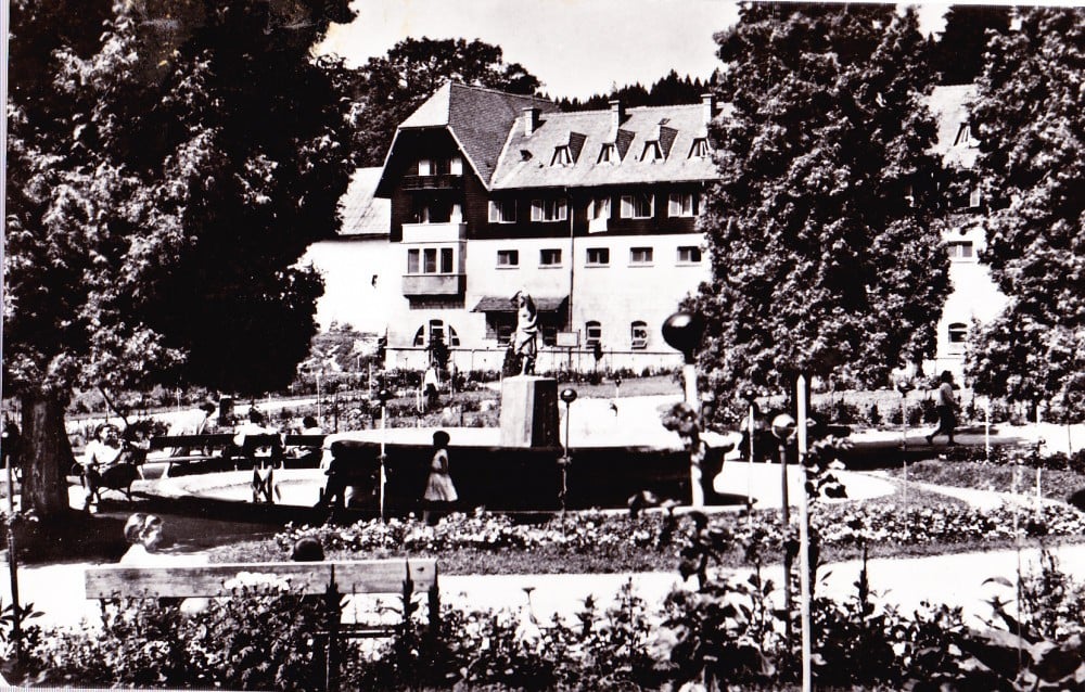 Fotografie: Vedere R.P.R. „Borsec — vedere din parc”, circulată