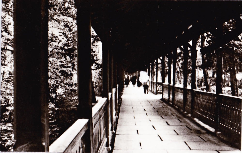 Fotografie: Ilustrată „Vedere din Buziaș”, 1963, circulată