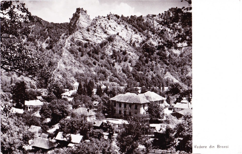 Fotografie: Ilustrată „Vedere din Brezoi”, 1962, circulată