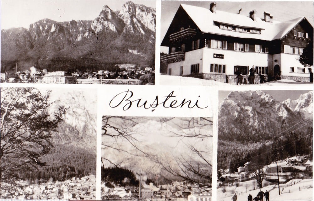 Fotografie: Vedere Bușteni, 1968, circulată
