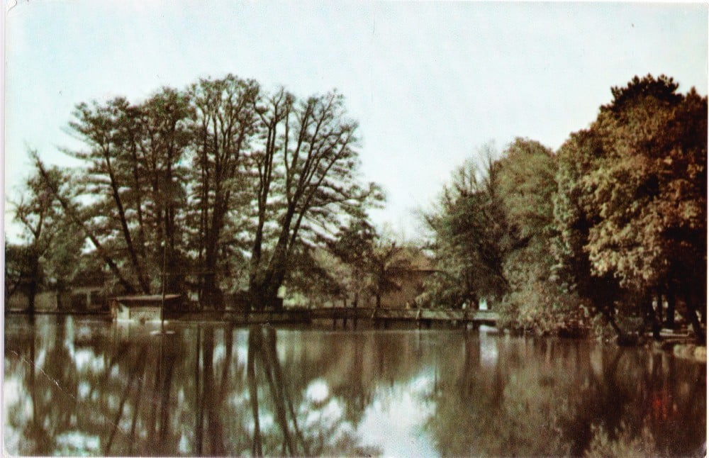 Fotografie: Vedere „Sebeș — Parcul 23 August”, 1966, circulată