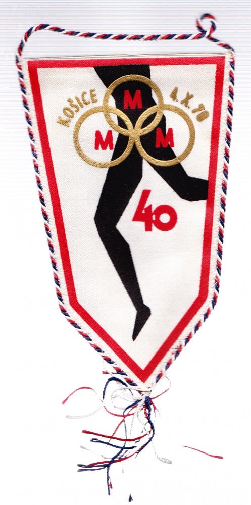 Fotografie: Fanion de atletism, Košice, 4 octombrie 1970