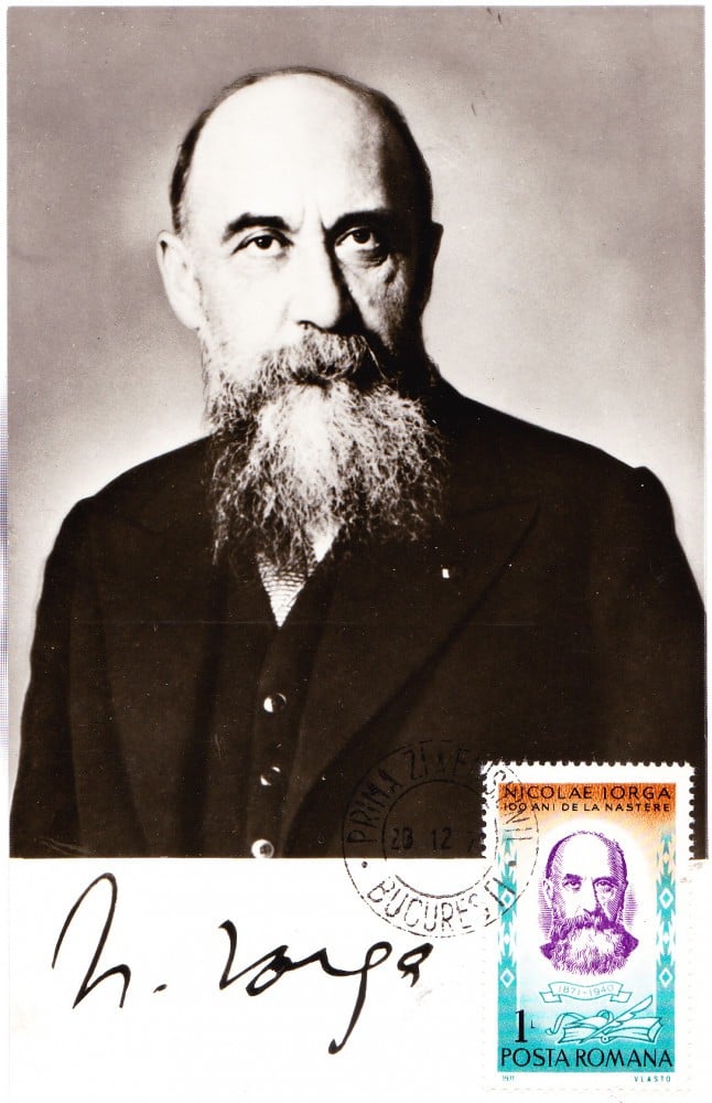 Fotografie: Lot de maxime „Nicolae Iorga (1871–1940)”, necirculate