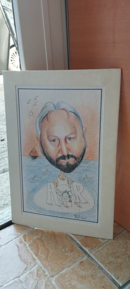 Fotografie: Caricatură în culori de Ambrozie Ovidiu Borta (BOA), 2001