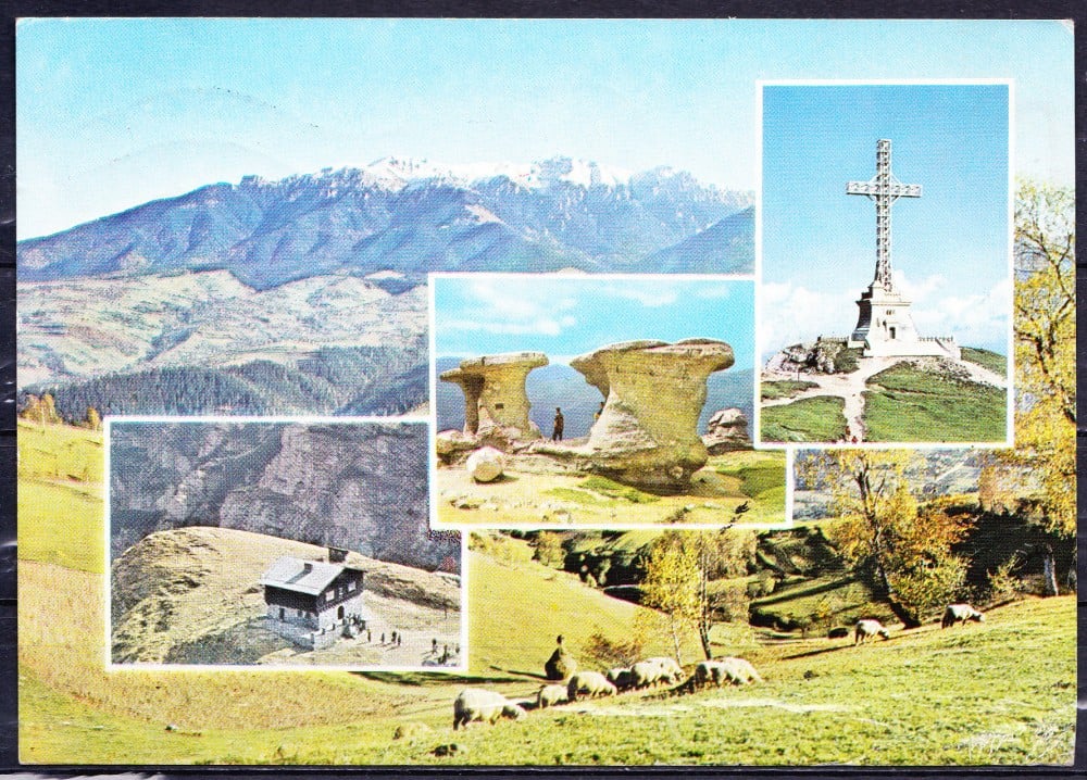 Fotografie: Ilustrată Munții Bucegi, 1980, circulată