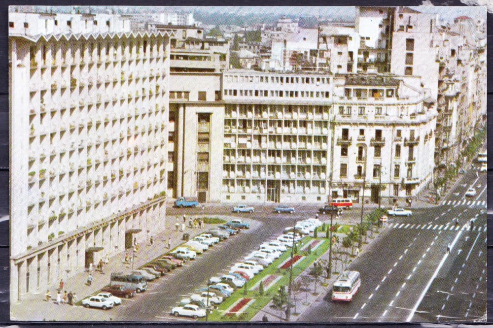 Fotografie: Ilustrată „București — Bulevardul General Magheru”, 1969, circulată
