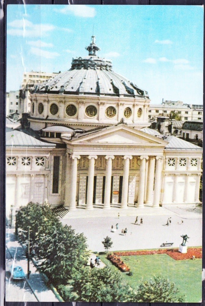 Fotografie: Ilustrată „București — Ateneul R.P.R.”, 1963, circulată