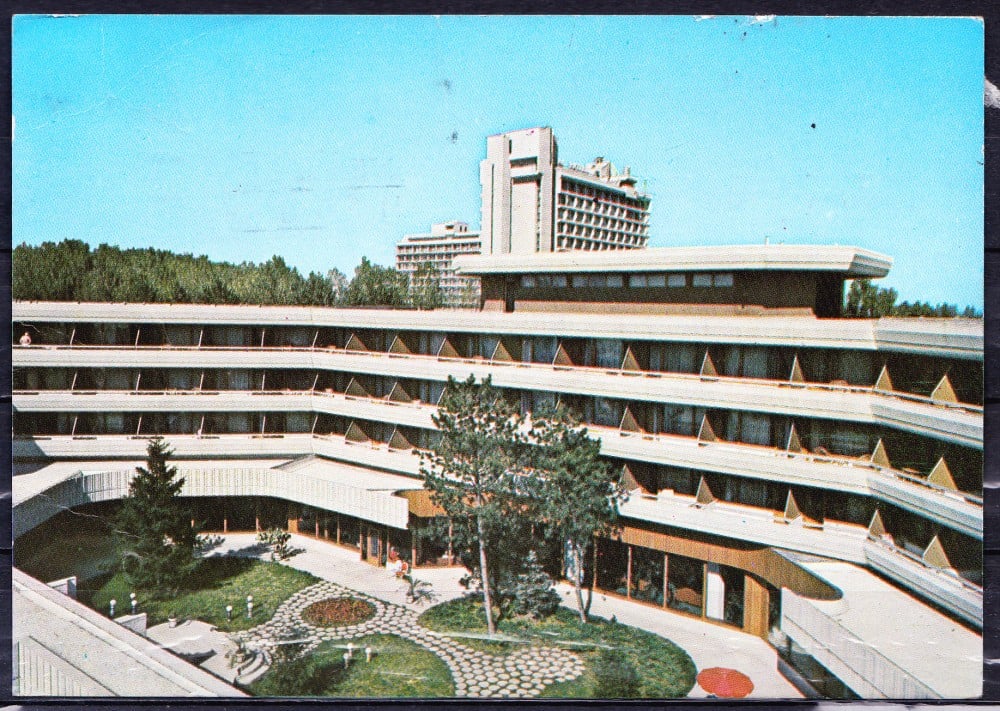 Fotografie: Ilustrată „București — Hotel Flora”, 1988, circulată