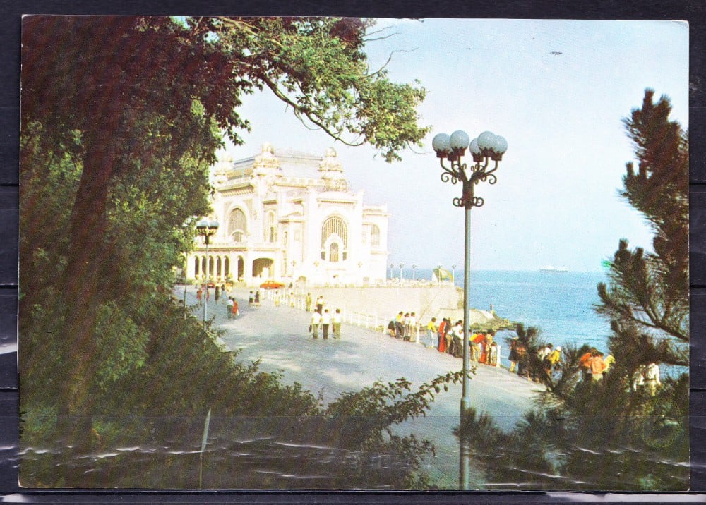 Fotografie: Ilustrată „Constanța — Cazinoul”, 1981, circulată