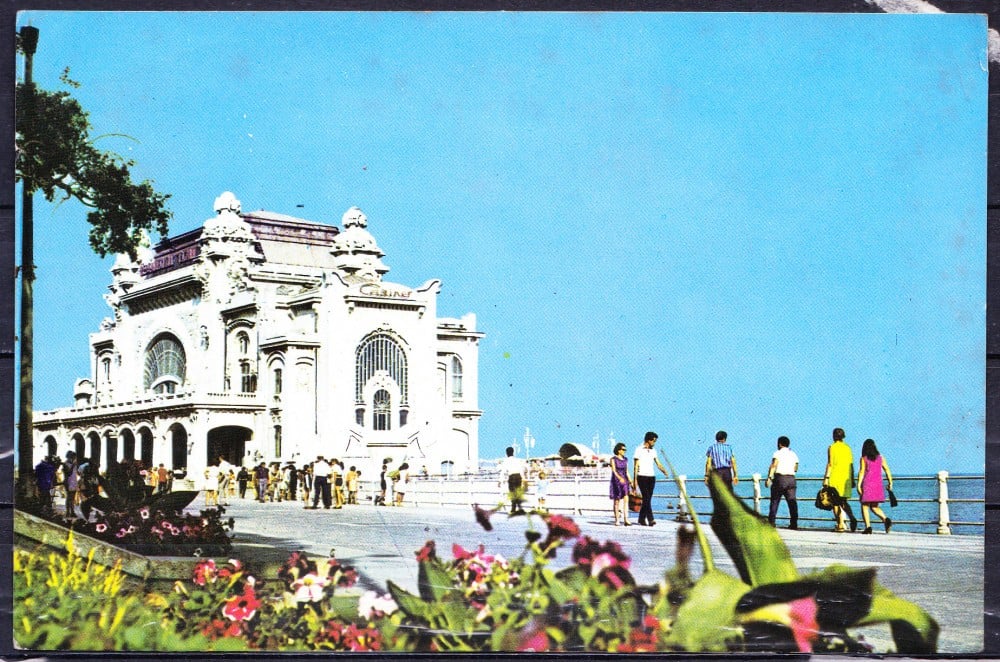 Fotografie: Ilustrată „Constanța — Restaurantul Cazino”, 1984, circulată