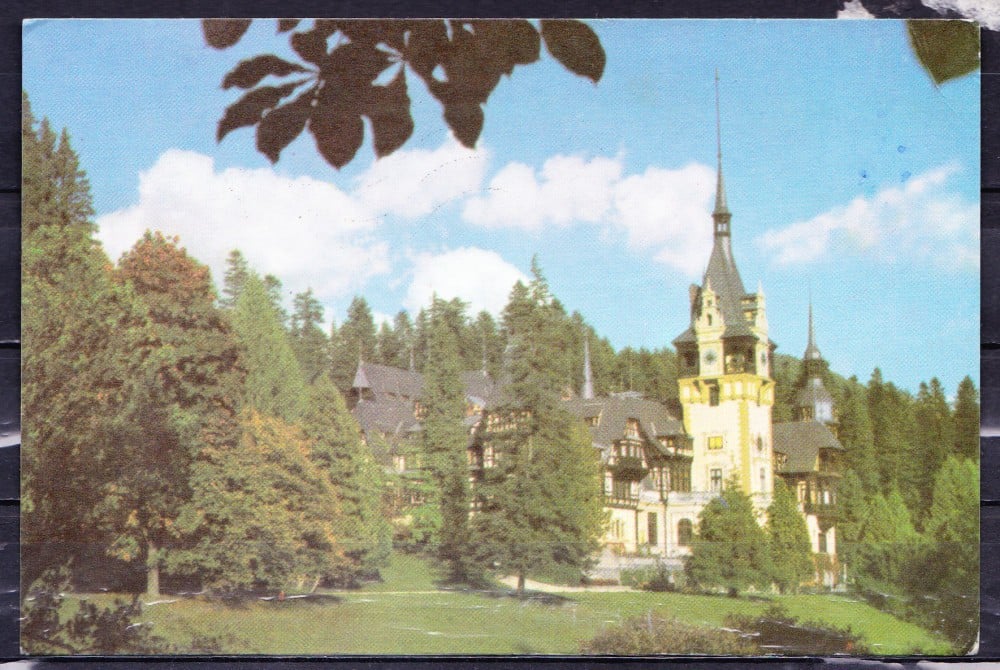 Fotografie: Ilustrată „Sinaia — Muzeul Peleș”, 1969, circulată