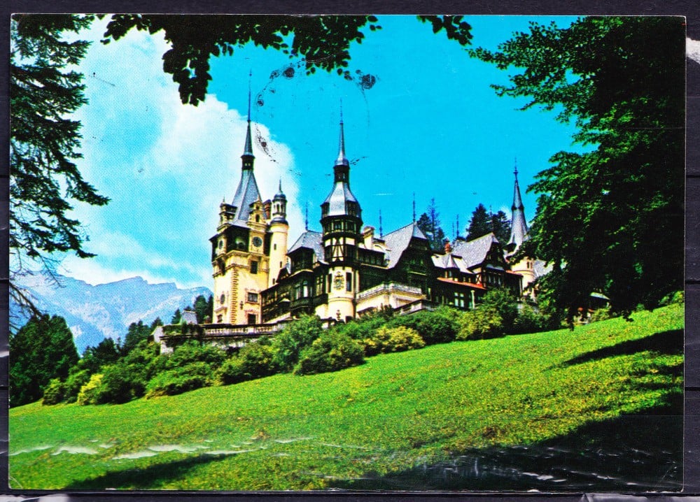 Fotografie: Ilustrată „Sinaia — Muzeul Peleș”, 1972, circulată
