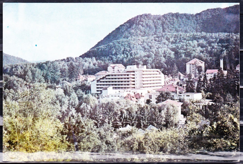 Fotografie: Ilustrată „Olănești — Hotel Olănești”, 1992, circulată