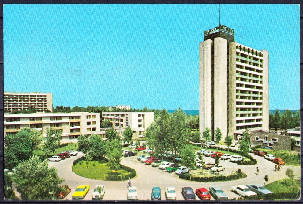 Fotografie: Ilustrată „Mamaia — Hotel Riviera”, 1971, circulată