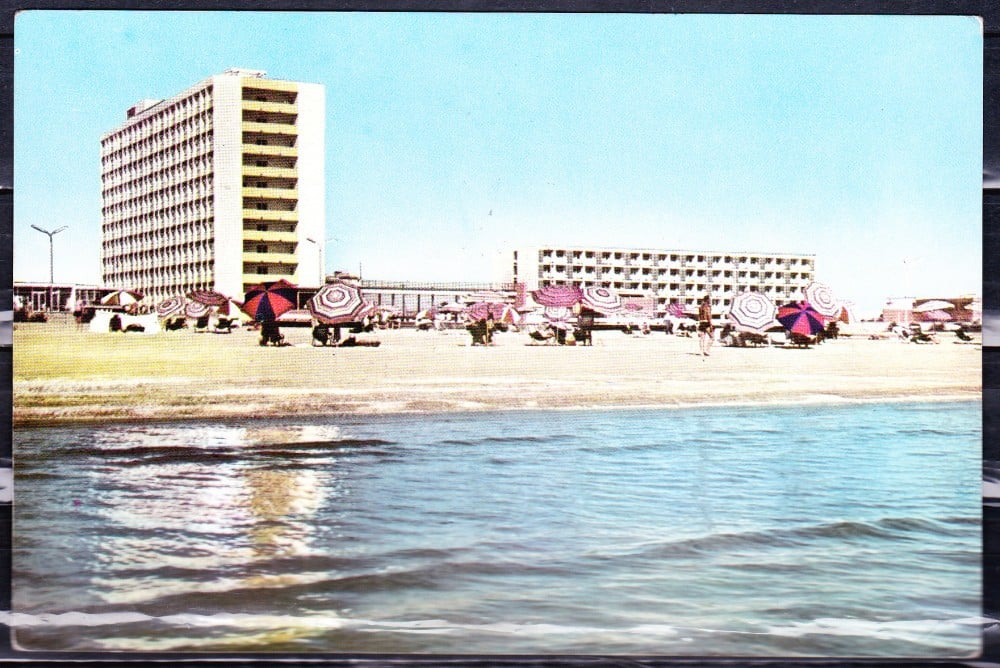 Fotografie: Ilustrată „Mamaia — Hotelurile Flora și Ovidiu”, 1963, circulată