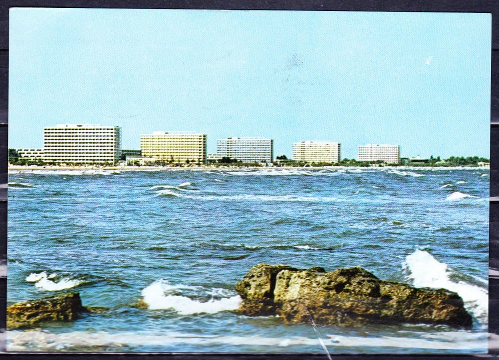 Fotografie: Ilustrată „Mamaia — litoral”, 1968, circulată