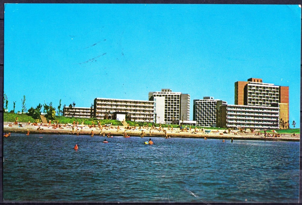 Fotografie: Ilustrată „Mangalia Nord-Saturn”, 1974, circulată
