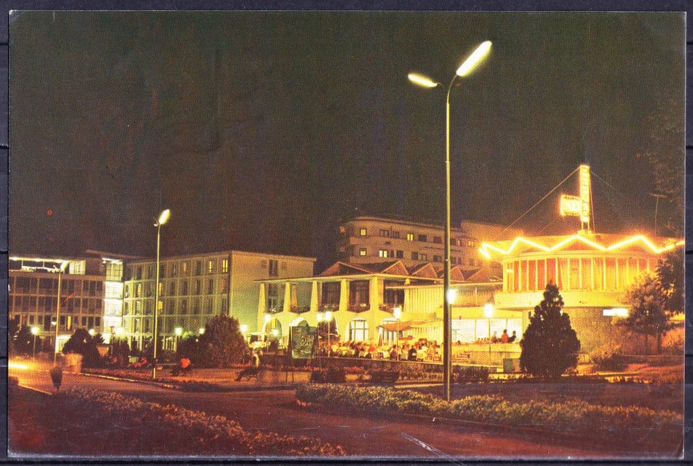 Fotografie: Ilustrată „Noaptea la Mangalia Sud”, 1973, circulată