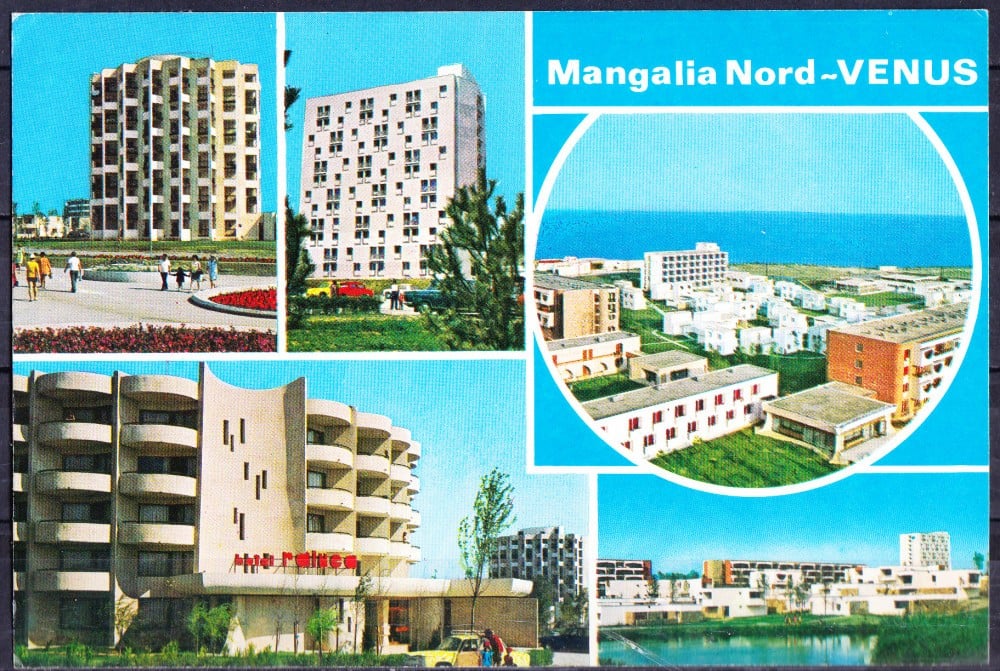 Fotografie: Ilustrată „Mangalia Nord-Venus”, 1972, circulată