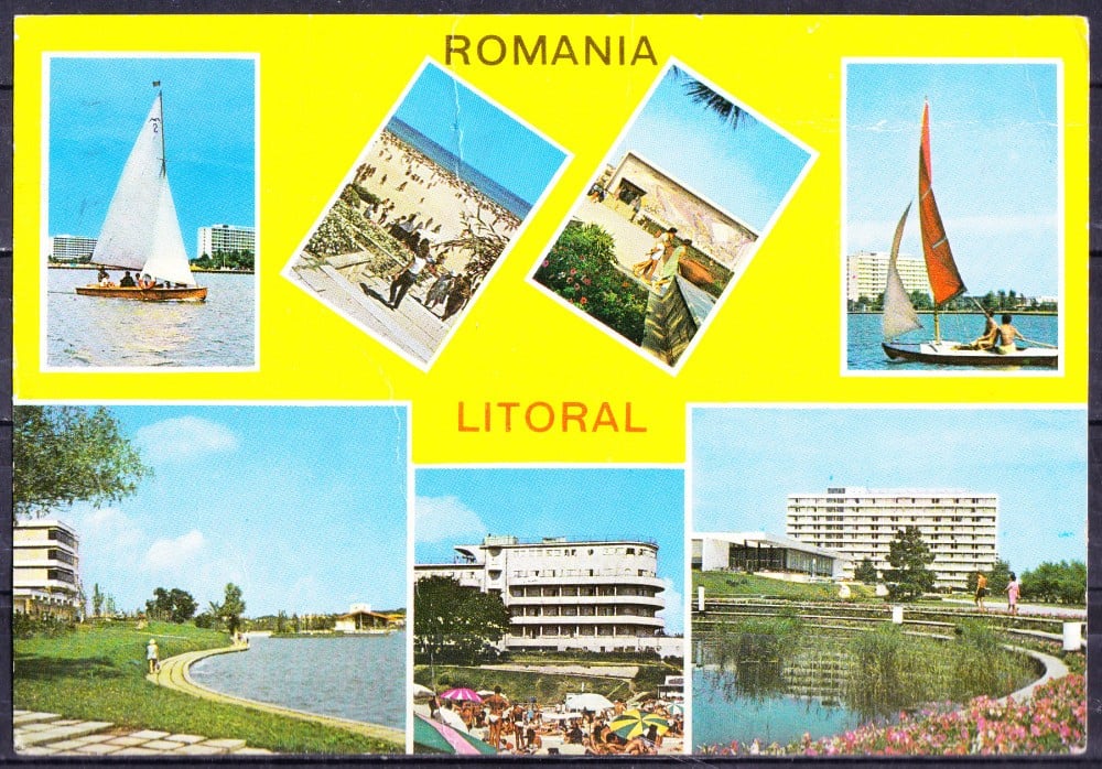 Fotografie: Ilustrată „Litoral”, 1977, circulată