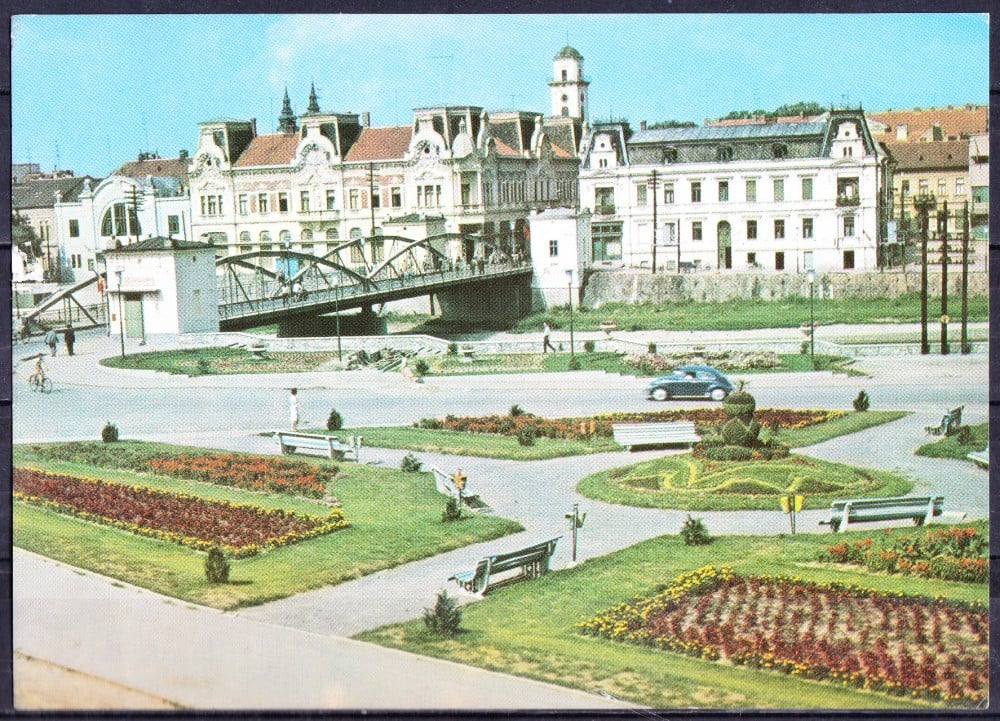 Fotografie: Ilustrată „Vedere din Lugoj”, 1967, circulată