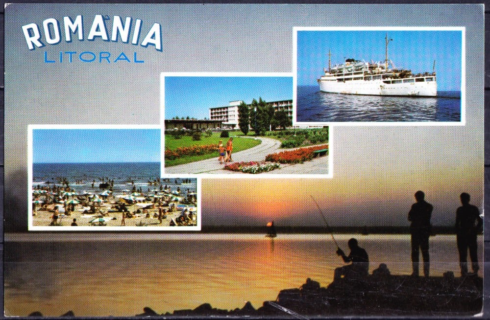 Fotografie: Ilustrată „România — Litoral”, 1969, circulată