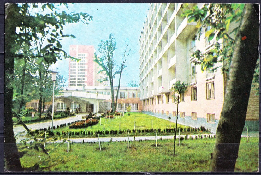 Fotografie: Ilustrată „Felix — Complexul sanatorial al UGSR”, 1979, circulată