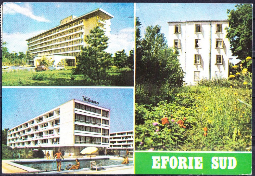 Fotografie: Ilustrată „Eforie Sud — imagini din stațiune”, 1982, circulată
