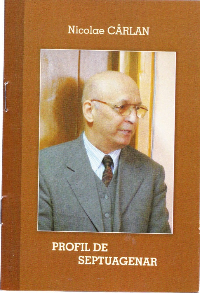 Profil de septuagenar (cu autograf) — Nicolae Cârlan