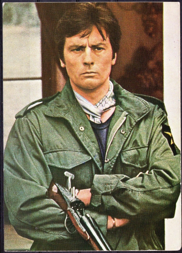 Fotografie: Ilustrată cu Alain Delon, necirculată